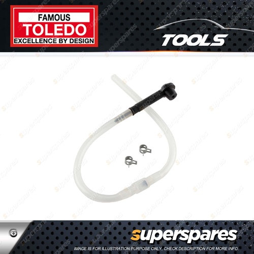 Toledo Brake Bleed Hose - Features One Way Valve Ideal for One Person Bleeding