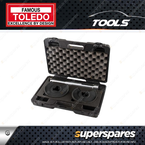 Toledo Internal Coil Spring Compressor - No Axle Disassembly Locking Pin Design