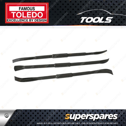 Toledo Mini Light Duty Prying & Smoothing Tool Kit - Six Different End Wedges