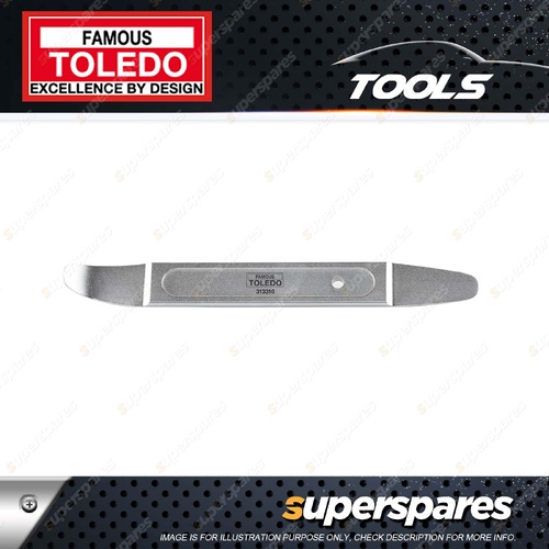Toledo Dual End Wedge 210mm - Steel Straight & Curved Edge Slim Taper Tips