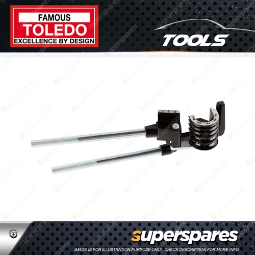 Toledo Pipe/Tube Bender - 425mm Durable Metal Construction Knurled Handles