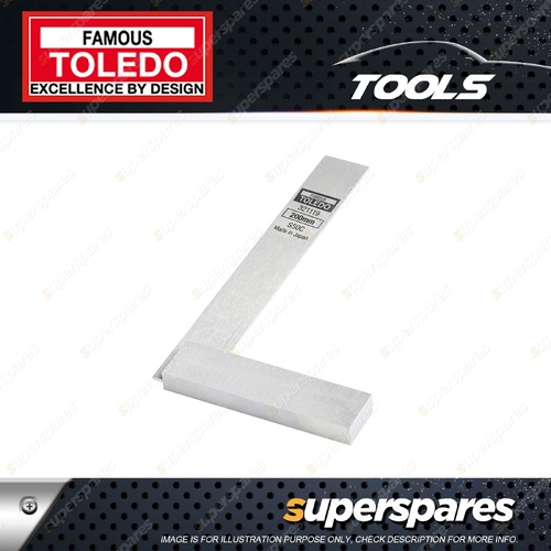 Toledo 200mm Engineering Square Non-Graduated High Grade - Made in Japan