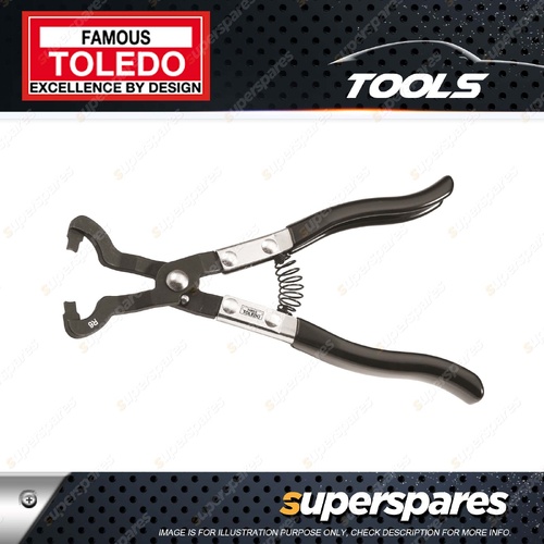 Toledo 6mm Air Line Disconnect Pliers - Heavy Duty Chrome Molybdenum Jaws