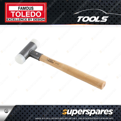 Toledo Soft Face Hammer - 29OZ 360mm Hickory Handle Dual Nylon Face
