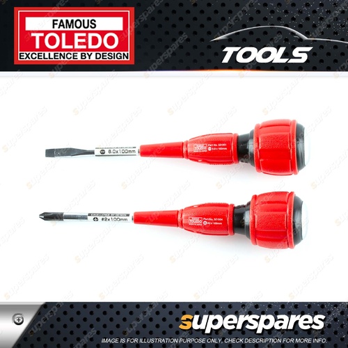 Toledo Strike Line Screwdriver Set - Slotted and Phillips Screwdrivers