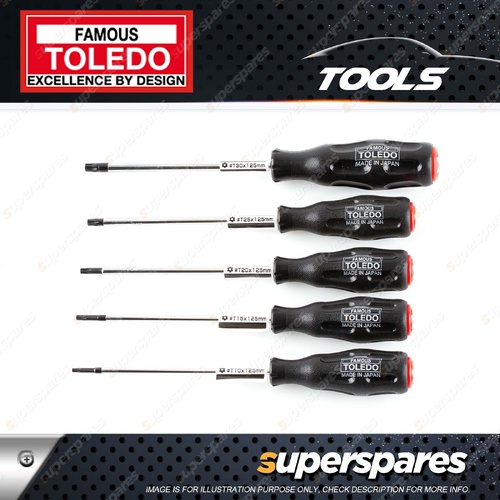 Toledo Tamperproof Torx Driver Set - Contains Tamperproof TORX screwdrivers