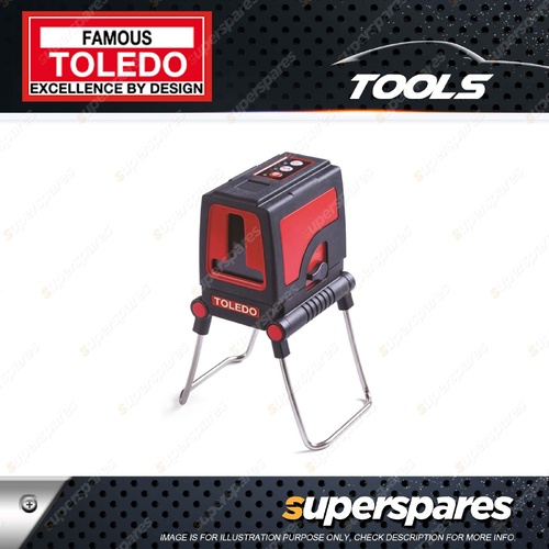 Toledo Digital Cross Laser with Tripod - Shock Resistant Rubber Casing