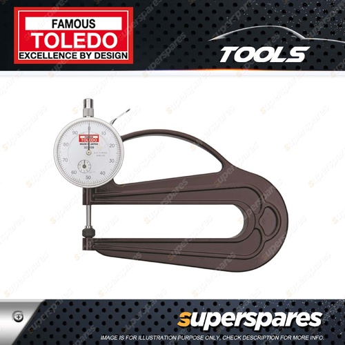 Toledo Deep Thickness Gauge - Metric Lever Type Ceramic Body Made in Japan