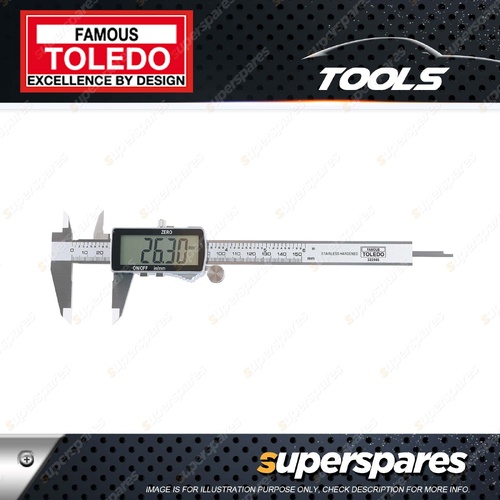Toledo 150mm Vernier Caliper Digital USB - Hardened Stainless Steel Material