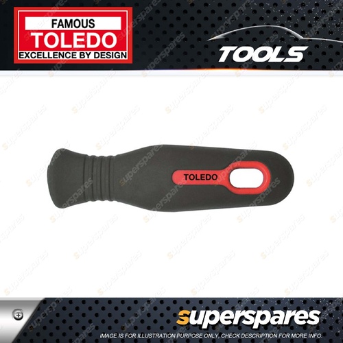 Toledo File Handle No. 5 - Oil Resistant Durable Ergonomic Rubber Handles