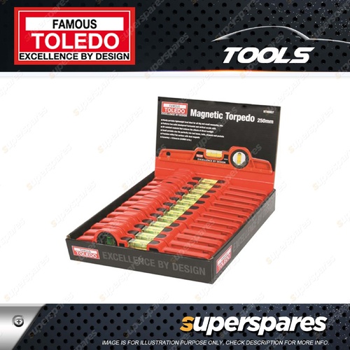 Toledo Magnetic Torpedo Level Countertop Merchandiser - 270W x 320D x 230H