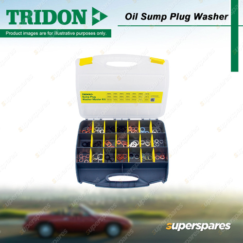 Tridon Sump Plug Washer Master Kit - Manufactured From High Quality Materials
