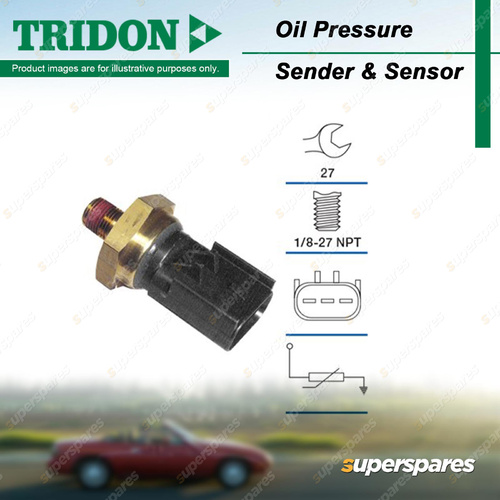 Tridon Oil Pressure Gauge Sensor for Chrysler Grand Voyager RT 2.8L 8B ENS