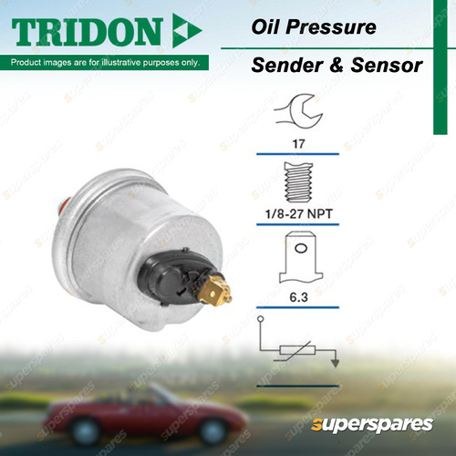 Tridon Oil Pressure Sensor for FPV Falcon BF GT Cobra Force 8 Pursuit FG GS GT
