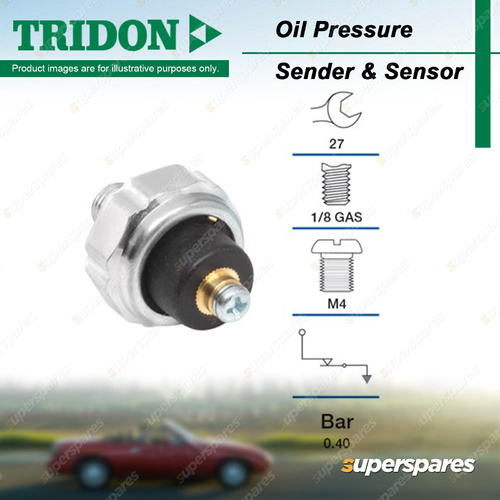 Tridon Oil Pressure Light Switch for Honda Odyssey Prelude S2000 Legend KA
