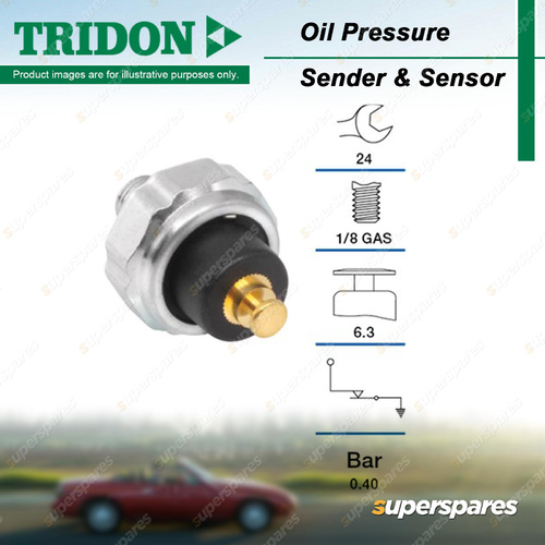 Tridon Oil Pressure Light Switch for Mazda T3500 T4000 T4600 121 E1800 E2000