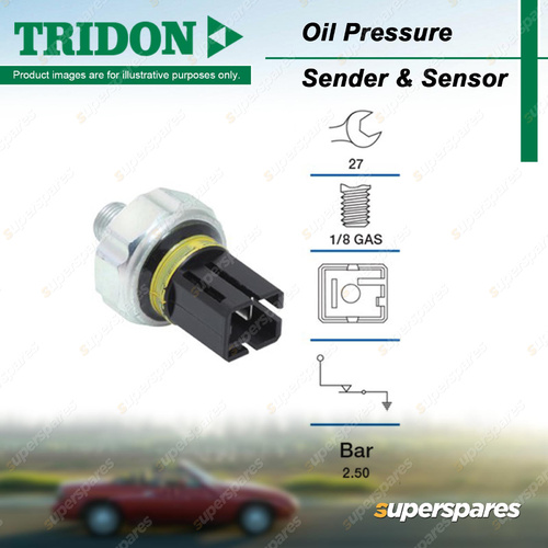 Tridon Oil Pressure Light Switch for Nissan Patrol GU 2.0L Turbo Diesel