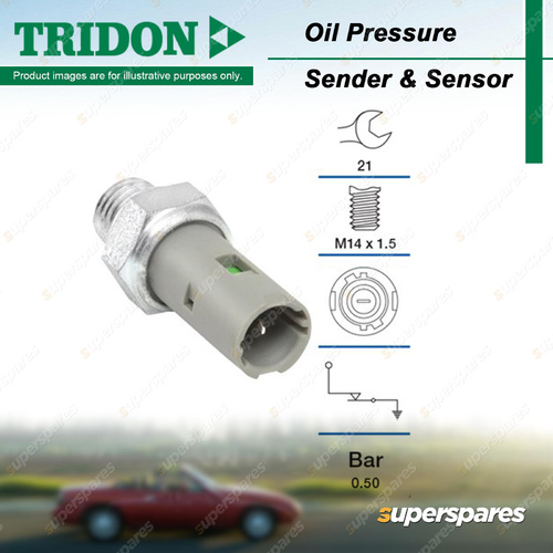 Tridon Oil Pressure Light Switch for Suzuki Grand Vitara TA44V JT 1.9L