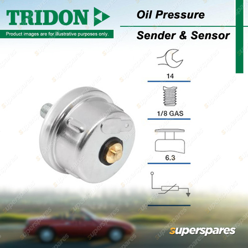 Tridon Oil Pressure Gauge Sensor for Toyota Bundera RJ70 2.4L 22R