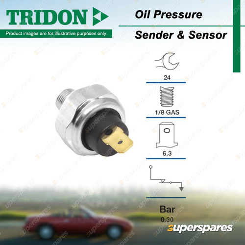 Tridon Oil Pressure Switch for Toyota Corona Cressida Crown Dyna Hiace RH YH LH