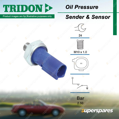 Tridon Oil Pressure Light Switch for Volkswagen EOS Golf Jetta Scirocco Tiguan 