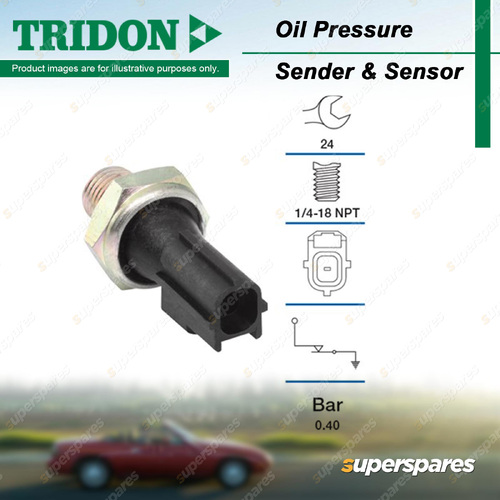Tridon Oil Pressure Light Switch for Land Rover Defender 90 110 130 2.2L 2.4L
