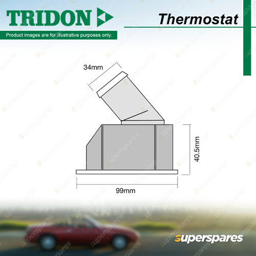 1 Pcs Tridon Thermostat for Holden Captiva CG Frontera UES30 2.2L 2.4L