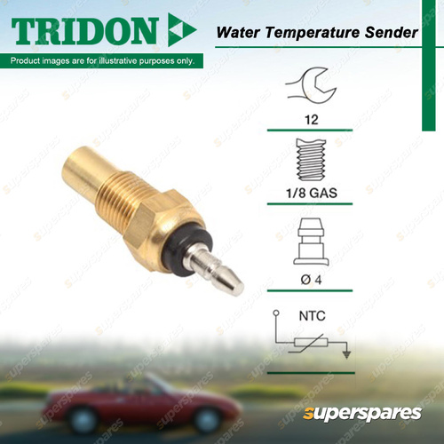 Tridon Water Temperature Gauge Sender for Mazda T4100 4.1L ZB Diesel