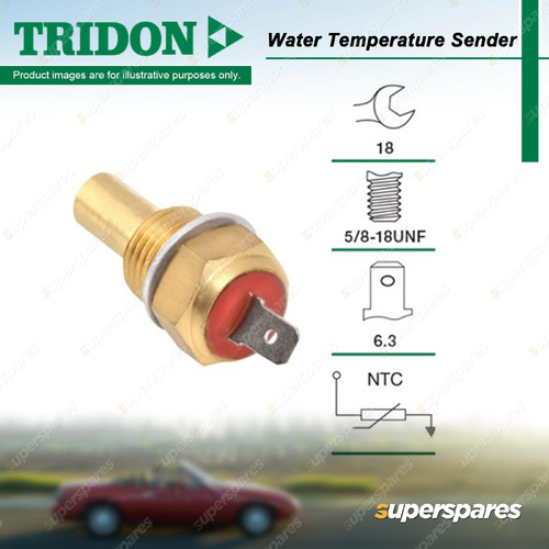 Tridon Gauge Water Temperature Sender for Triumph 2500 GT6 Stag TR4A TR5 TR6 TR7