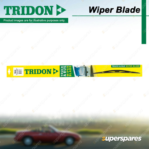 Tridon Wiper Blade 28In Truck and Bus - Metal Rail Natural Rubber Refill