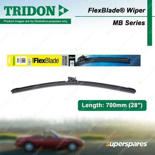 Tridon FlexBlade Wiper Blade MB Series 28In - Natural Synthetic Rubber
