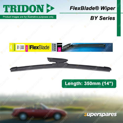 Tridon FlexBlade Wiper Blade BY Series 14In - Natural Synthetic Rubber