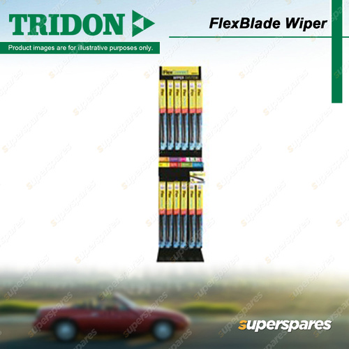 Tridon FlexConnect Wiper Blade Merchandiser Freestanding - Direct OE Fitment