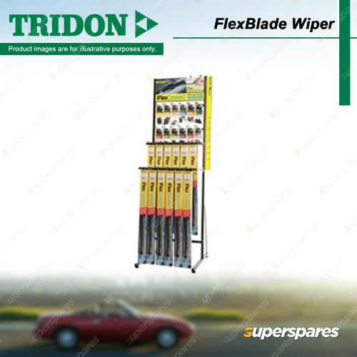 Tridon FlexConnect Wiper Blade Workshop Merch Freestanding - Direct OE Fitment