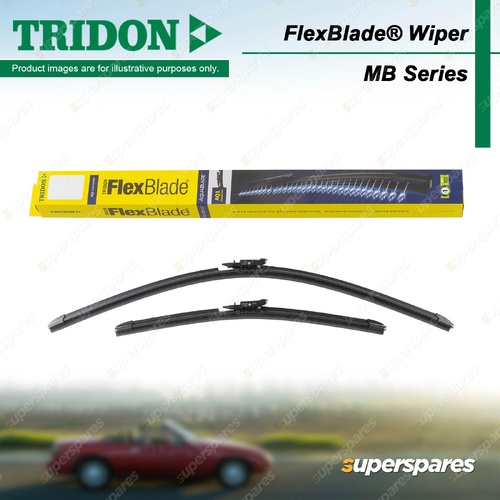 Tridon Front FlexBlade Wiper Blade Unheated for Tesla Model X 2015-On