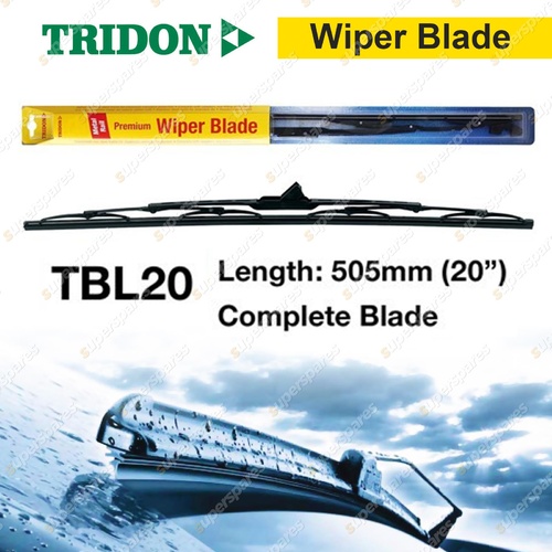 Tridon Driver Side Wiper Blade 20" for Nissan Patrol GU Pintara U12 U13 Pulsar