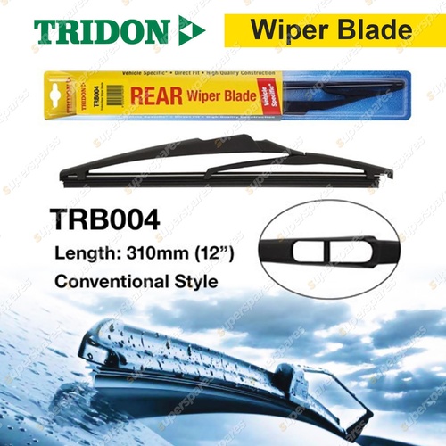 Tridon Rear Plastic Wiper Blade for Toyota Kluger Landcruiser 200 RAV 4 Yaris