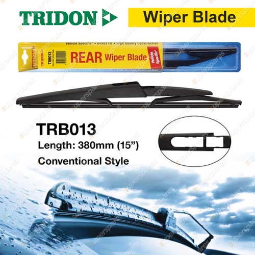 Tridon Rear Conventional Plastic Wiper Blade 15" for Volvo XC90 2003-2012