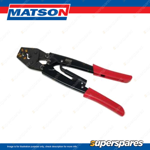 Matson Small Mini Crimper Cable Lugs 1.25 - 16mm2 Overall Length 280mm