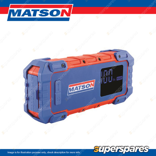Matson 12V 3000A Lithium Jump Starter - 24000mAh 88.8Wh IP65 Water Protection