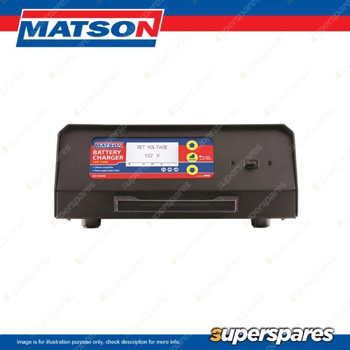 Matson 12V Workshop Battery Charger & Power Supply - for Testing & Diagnosing