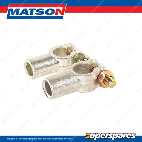 Matson Positive Battery Terminal - Up to 50mm2 Cable Tin Plated Box of 100
