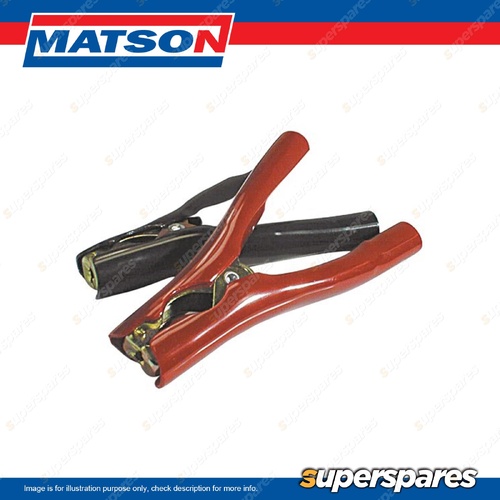 Matson Motorists Booster Clamps - Fully Insulated Pressed Metal Pack of 2