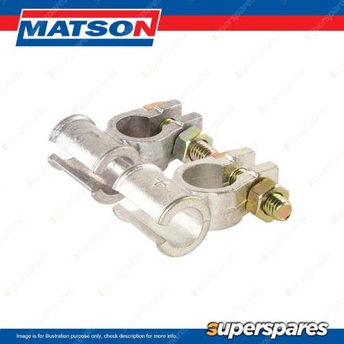 Matson Positive Battery Terminal - Solder Or Crimp Up to 50mm2 Cable Box of 10