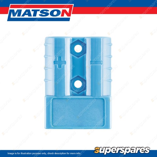 Matson Blue Anderson Style Connector and Lugs - 8AWG 2 Pins 50Amp/8mm2