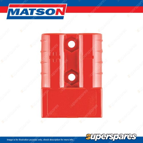 Matson Red Anderson Style Connector and Lugs - 8AWG 2 Pins 50Amp/8mm2