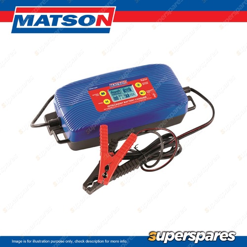Matson Multi-Voltage 6/12/24V Battery Charger - Reverse Polarity Protections