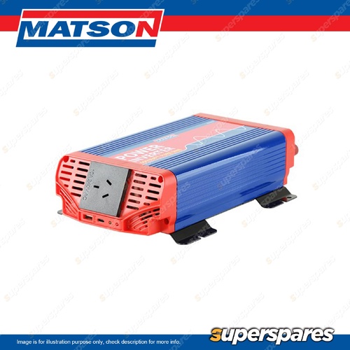 Matson 600 Watt Pure Sine Inverter - Stable Power No Interference