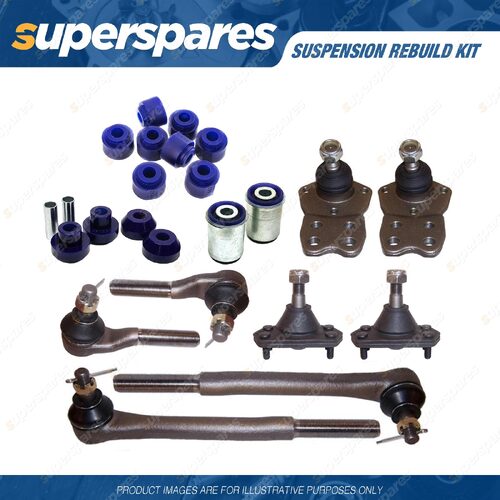 Ball Joint Tie Rod End Strut Bar To Chassis Bush Kit for Ford Falcon XR 66-67