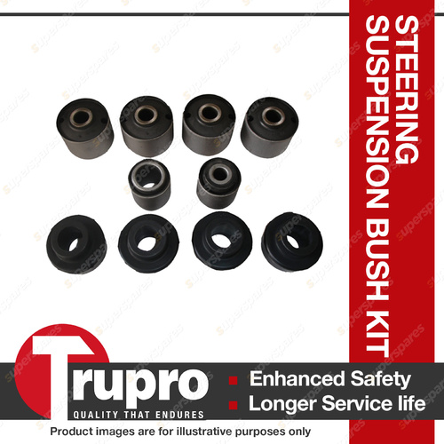 Trupro Front Radius Arm + Panhard Rod Bush Kit For Nissan Patrol Y61 GU Y60 GQ